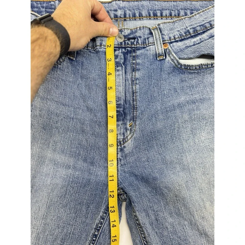 Levi's 541 Regular Straight Fit Blue Denim Mens Jeans Measures 36x30